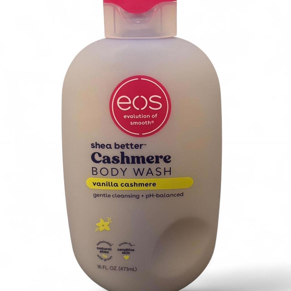 eos "vanilla cashmere" body wash